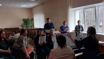 Репетиция народного хора &laquo;Русские напевы&raquo;