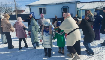 Вчера на территории Храма Покрова Пресвятой Богородицы