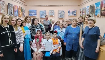Открытие выставки "Зимняя сказка"