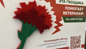 Работники районного дома народного творчества поддержали Всероссийскую акцию &laquo;Красная гвоздика&raquo;