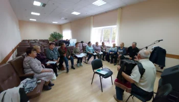 Репетиция народного хора ветеранов труда "Рябинушка"!