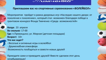 Спортивные соревнования "ВОЛЕЙБОЛ"